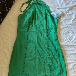 Brand New Majorelle Lela Mini Green Dress from Revolve